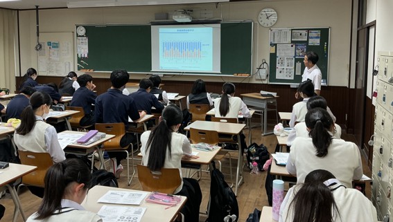 星野高校×東大生研鹿園先生出前授業